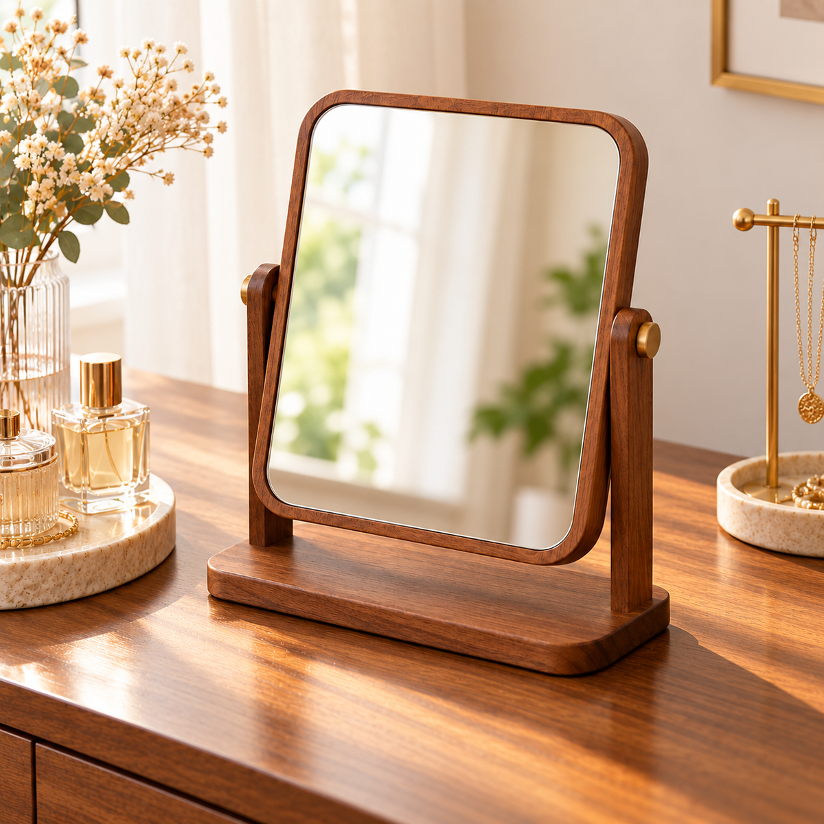 FlipFrame Desk Mirror