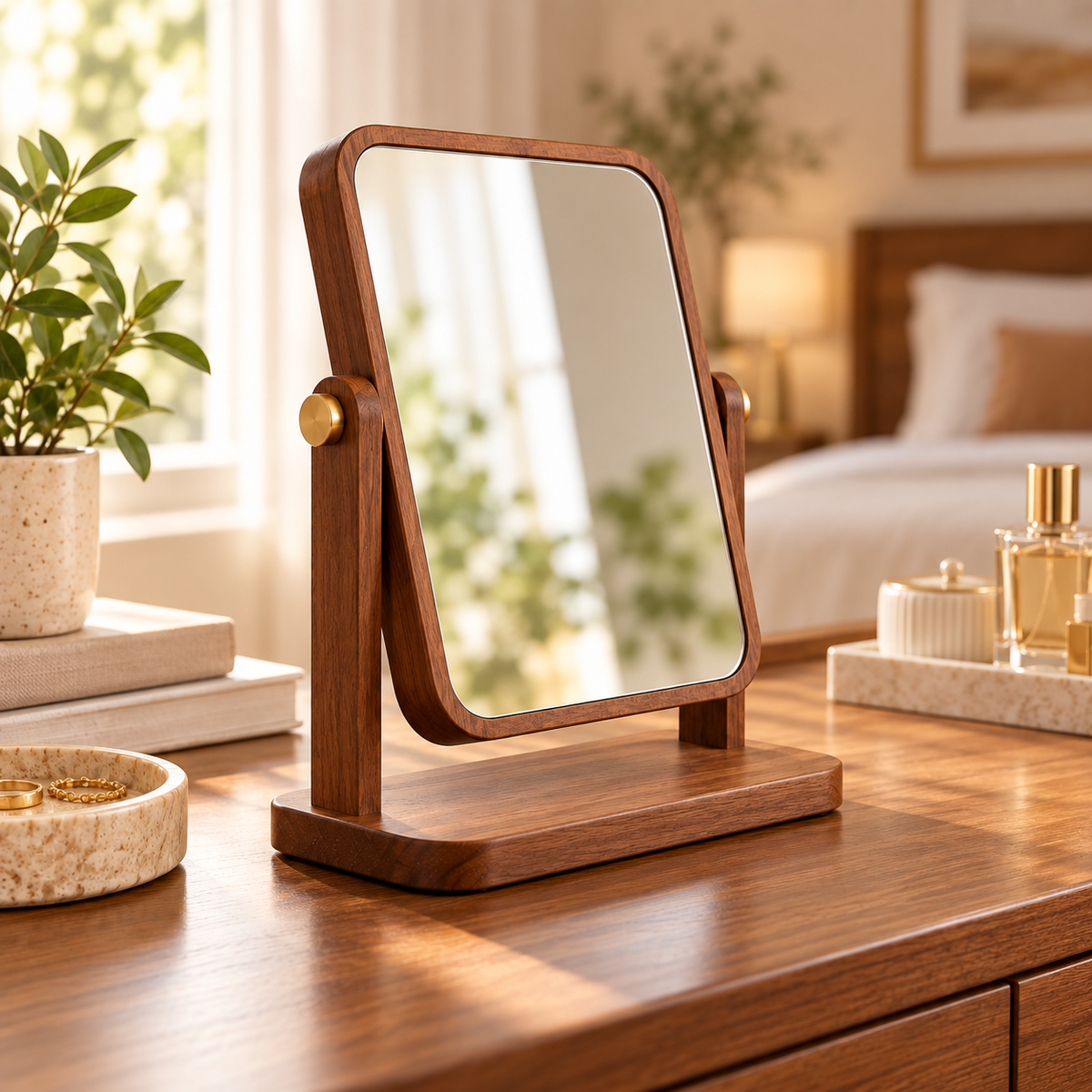 FlipFrame Desk Mirror