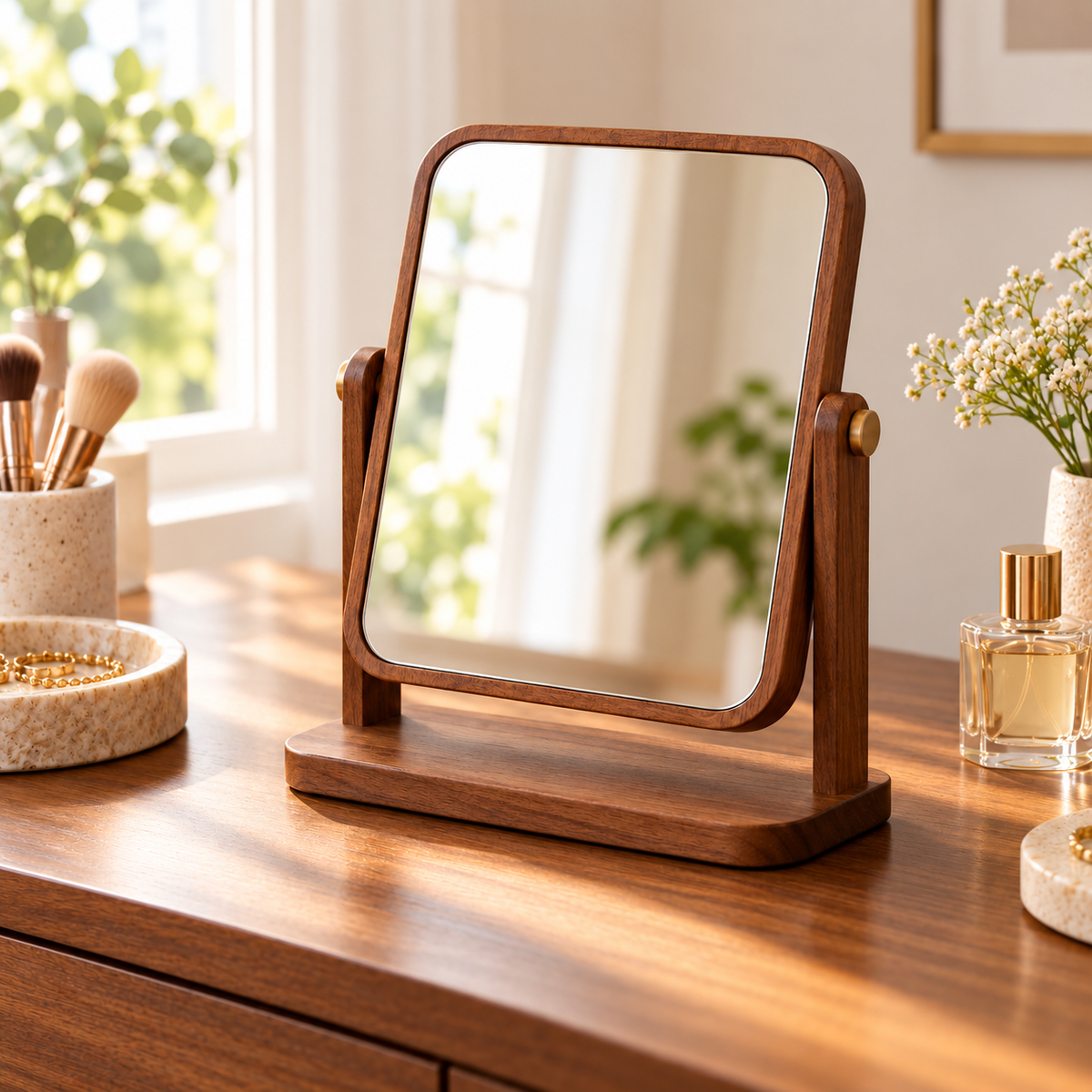 FlipFrame Desk Mirror